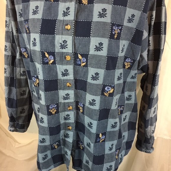 ❌SOLD❌ Vintage 90s Victoria Jones Size 2X Cottagecore Top - Picture 3 of 10